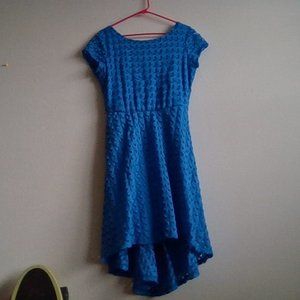 Blue Sophisticated dress.